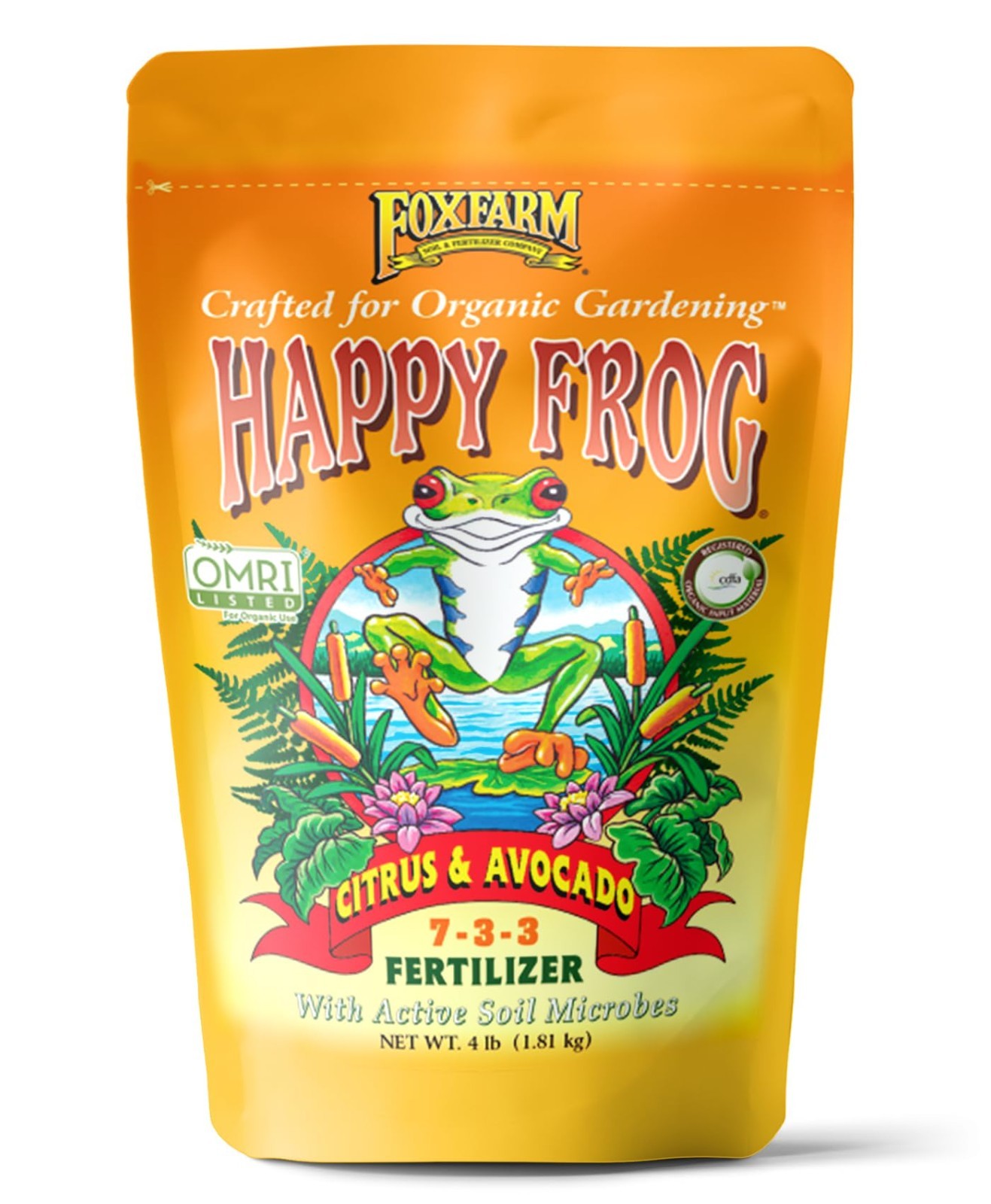 Citrus & Avocado Fertilizer – OMRI Listed, Slow-Release Nitrogen, Calcium, Sulfu