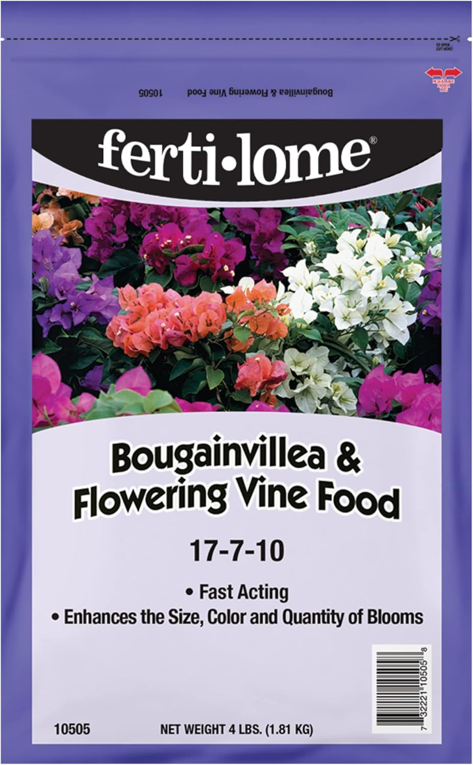 Fertilome (10505) Bougainvillea & Flowering Vine Food 17-7-10 (4 Lbs.)