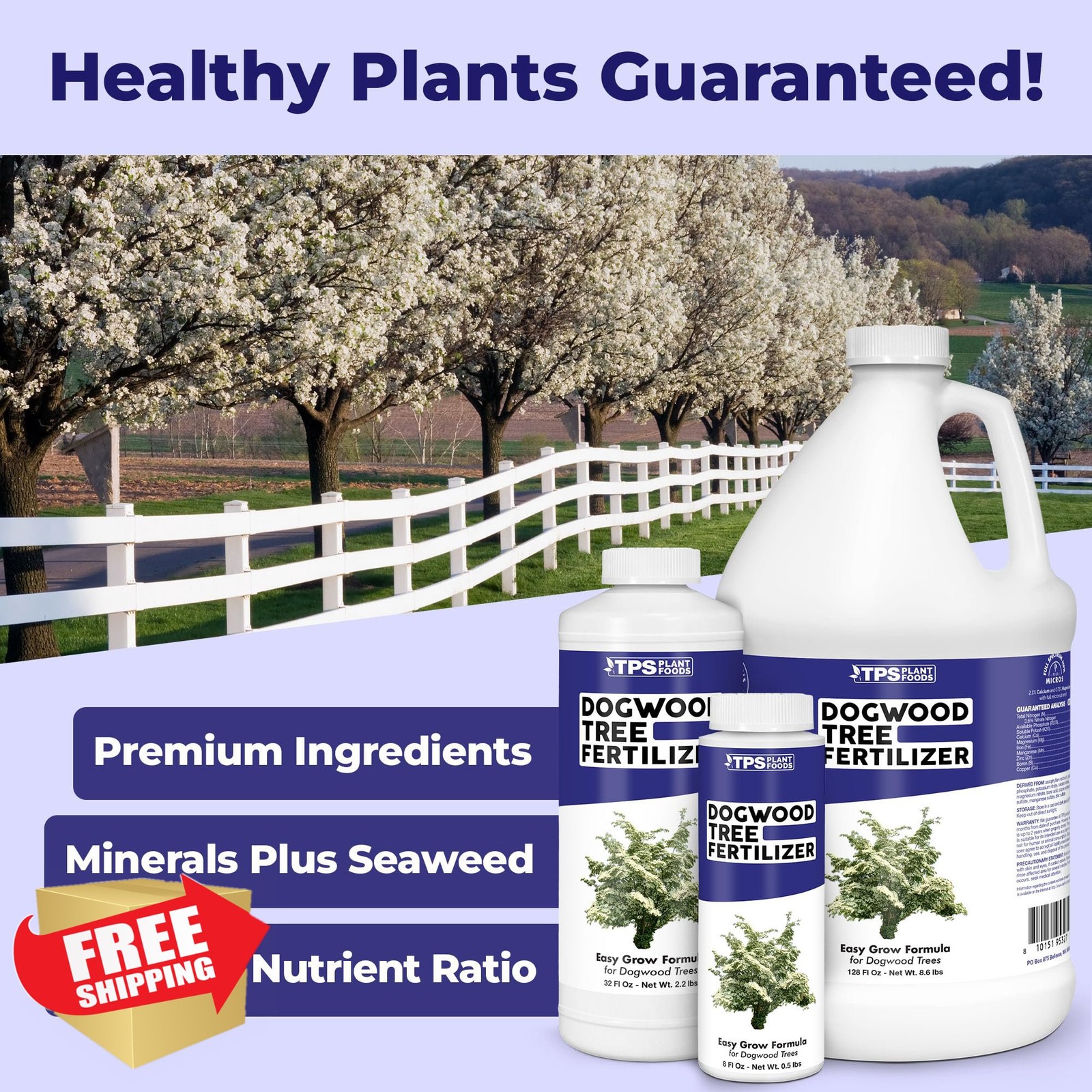 Dogwood Tree Fertilizer Complete Liquid Plant Food 8 oz 250mL