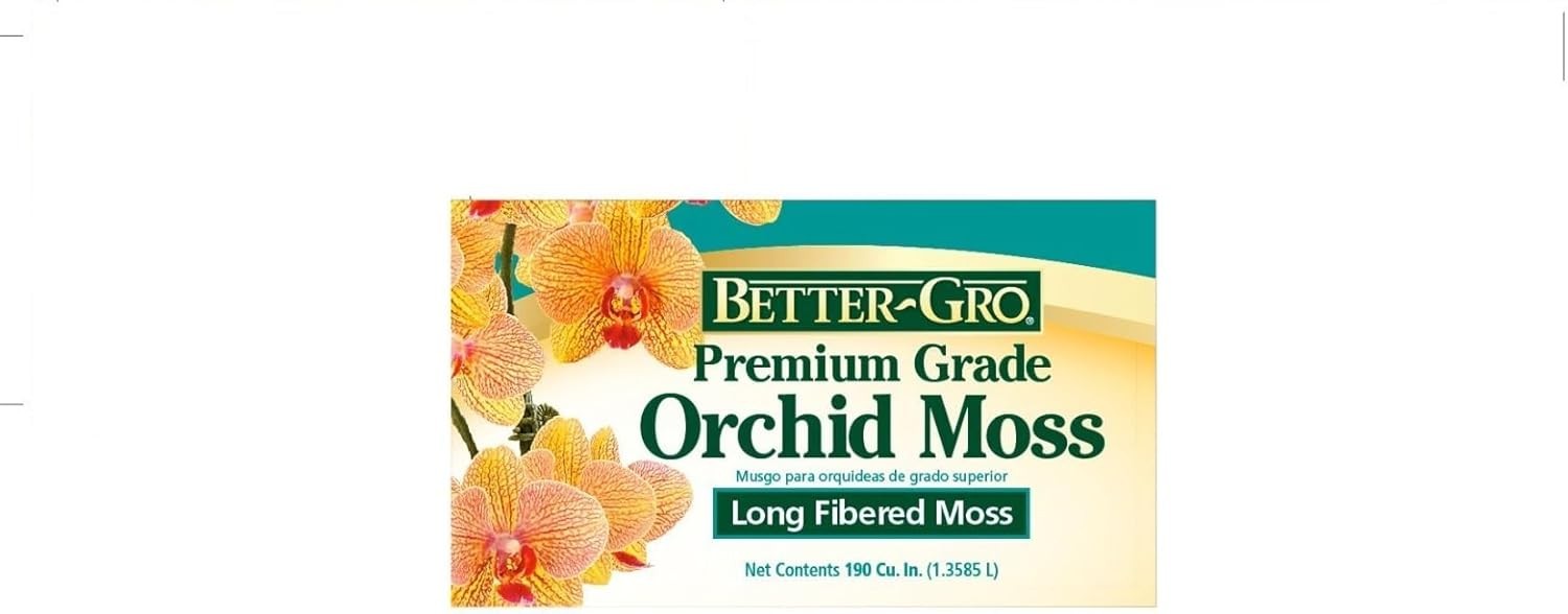 Better-Gro 50450 Premium Grade Moss-100% Natural for Orchids, Ferns, and Hostas,