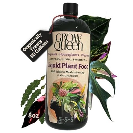 Organic Liquid Indoor Plant Food, Houseplant, Tropical & All-Purpose Indoor 8oz