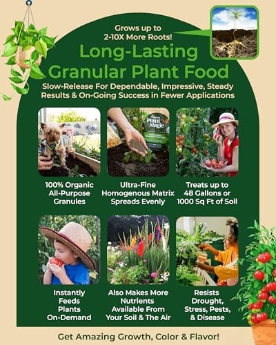 Organic Slow Release Granular Fertilizer – Long-Lasting Plant Food for Indoor &