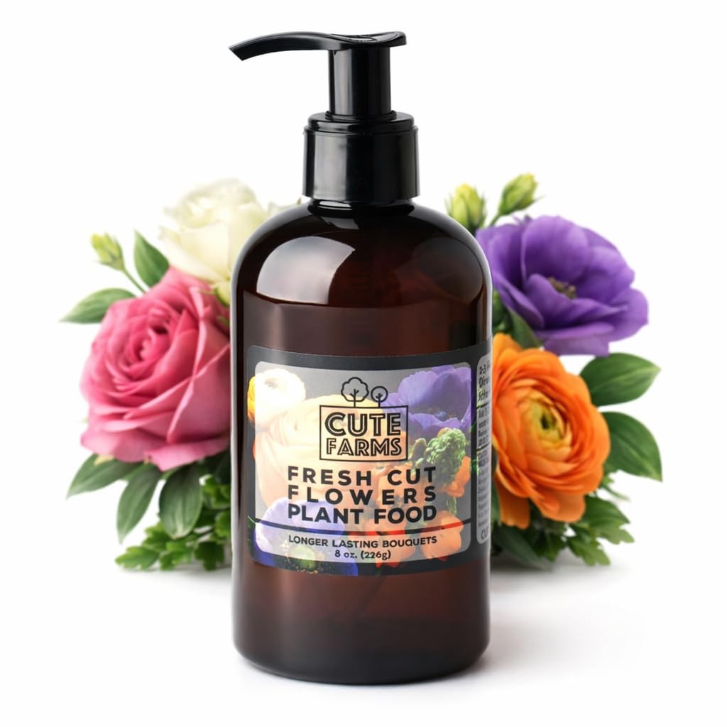 Fresh Cut Flower Food For Longer Lasting Blooms | Gentle Plant Food Concentrate