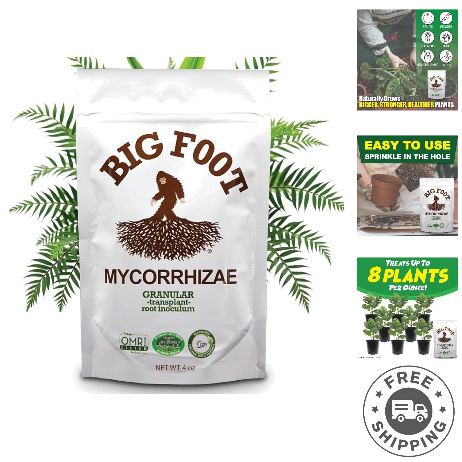 Mycorrhizae – Double Your Plant Size – Easy to Use – – Treats 30 Plants 7,50…