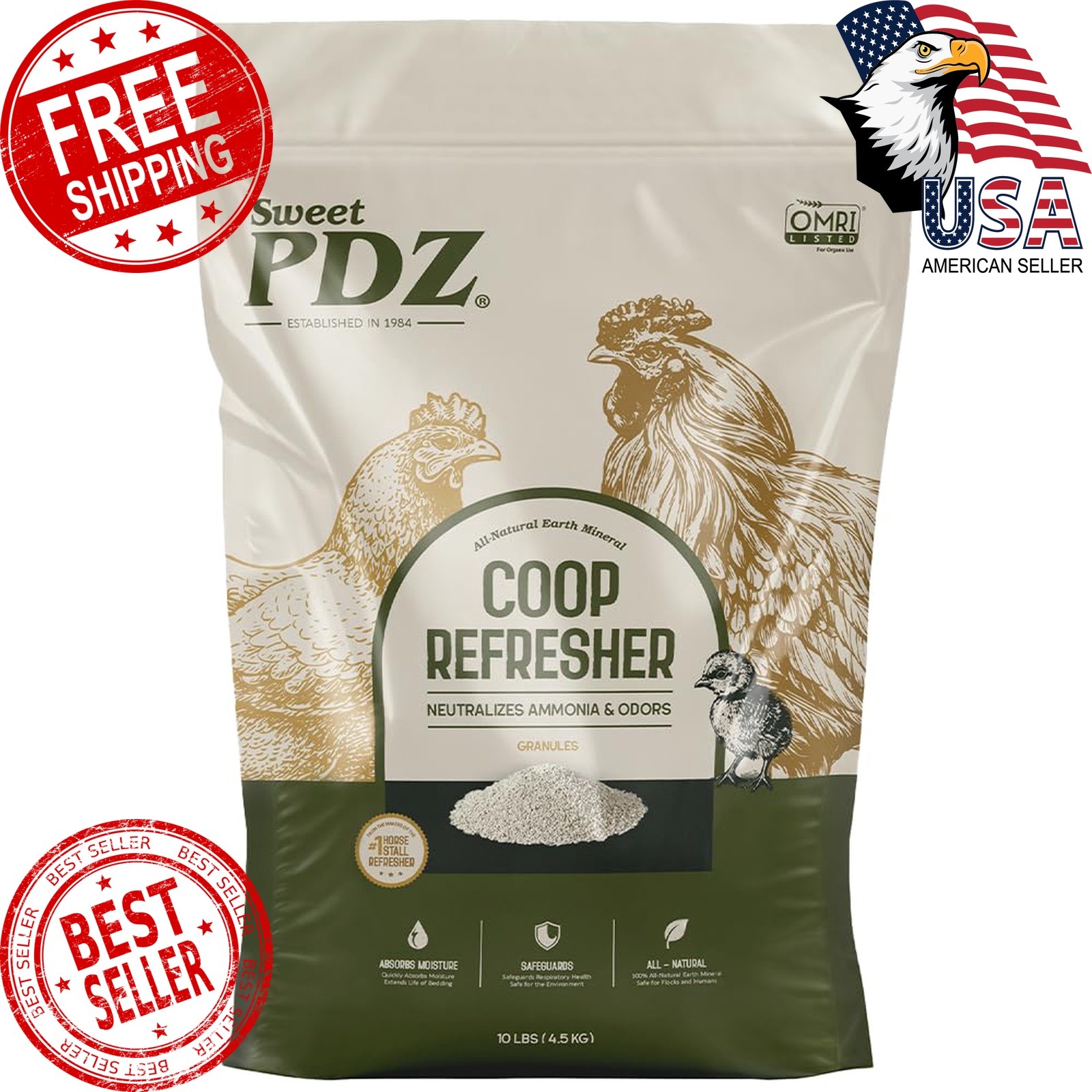 Sweet PDZ Coop Refresher 160 oz Zeolite