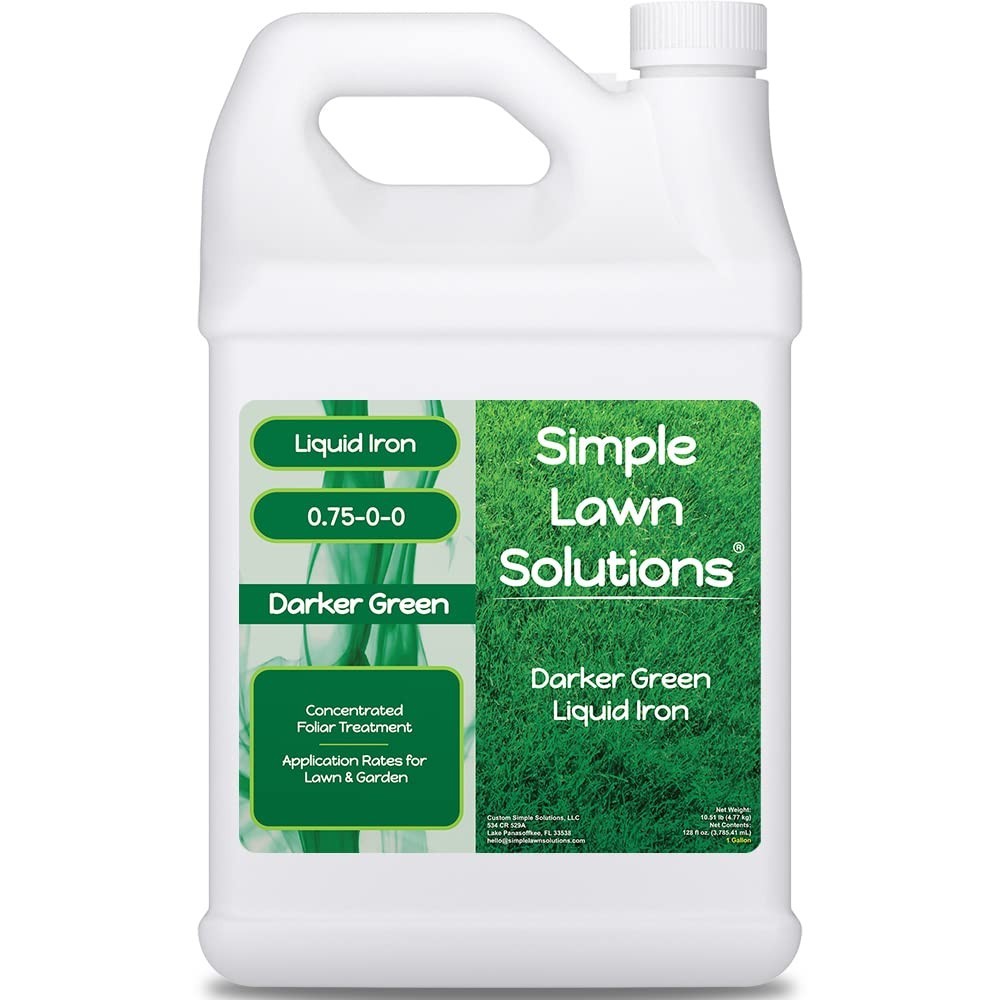 Liquid Iron Fertilizer for Darker Green Grass & Plants – Chelated Micronutrients