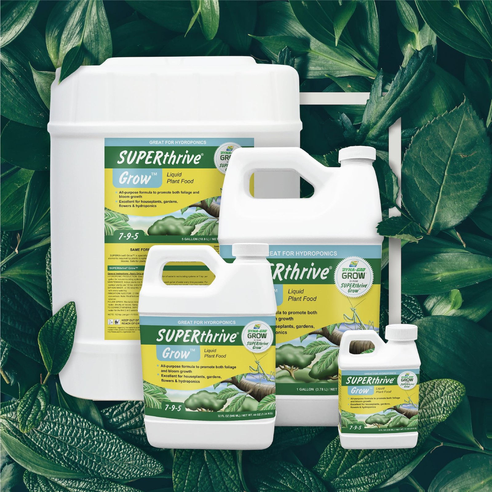 719005 Gro-100 Grow 7-9-5, 1-Gallon Plant Food, 1 Gallon, 1 Gal