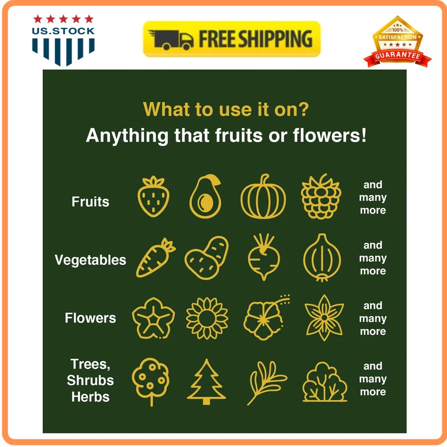 Farmers Secret Fruit and Bloom Booster Fertilizer 16oz Concentrated Plant Food