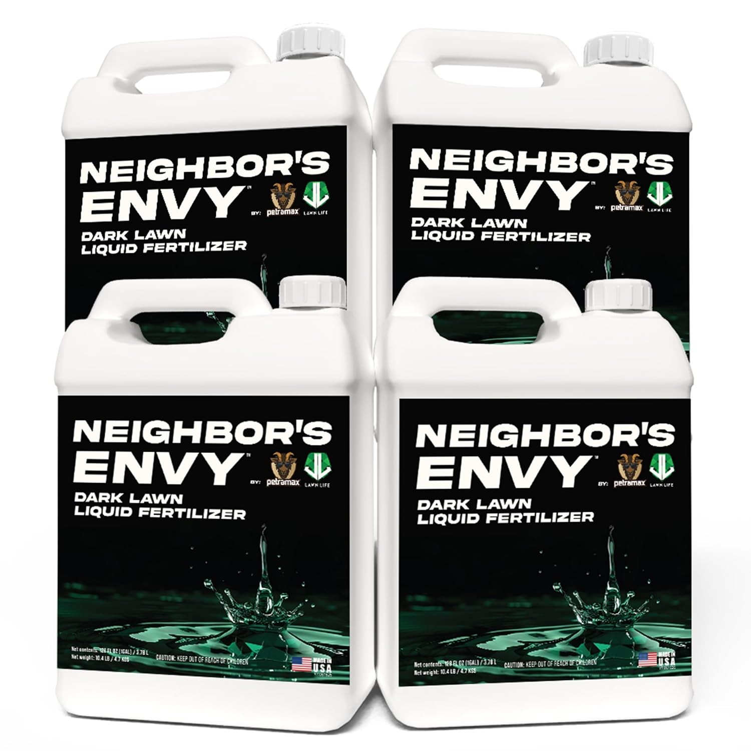 Neighbor’s Envy Grass Fertilizer Lawn & Garden 1 Gallon Covers up to 16,000