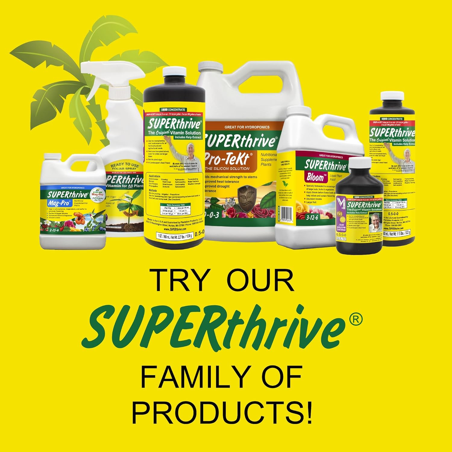the Original Vitamin Solution – Liquid Concentrate, May Add to Any Fertilizing P