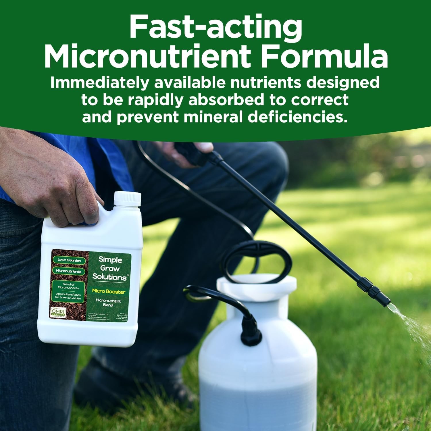 Micronutrient Booster- Complete Plant & Turf Nutrients- Simple Grow Solutions-