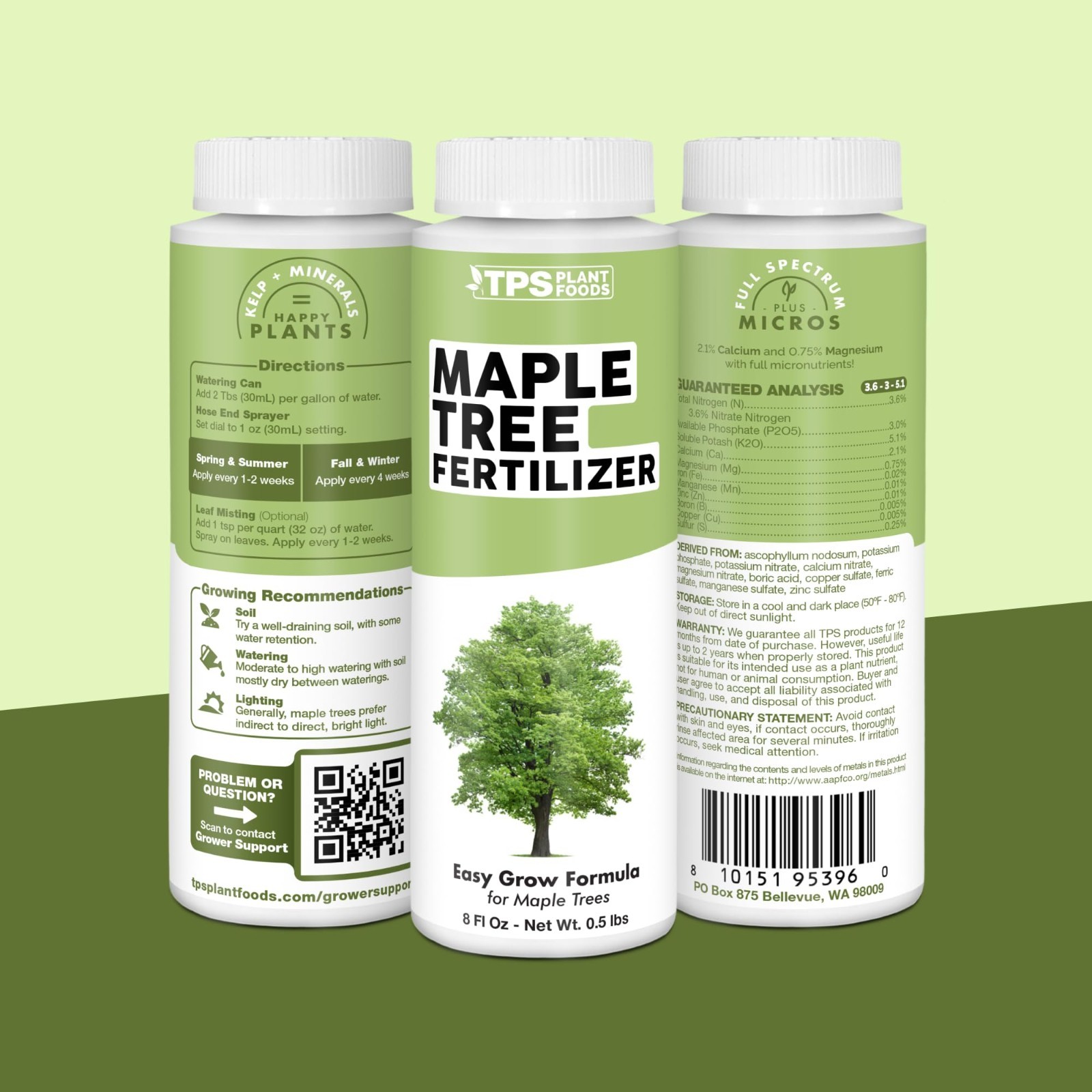 Liquid Maple Tree Fertilizer – Plant Food for Vibrant Color, Strong Roots, 8 oz
