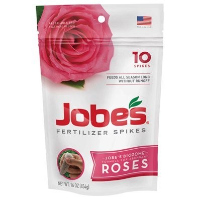 Jobes Slow Release Rose Fertilizer Spikes 10 Pack 18 Natural Fertilizer Spikes
