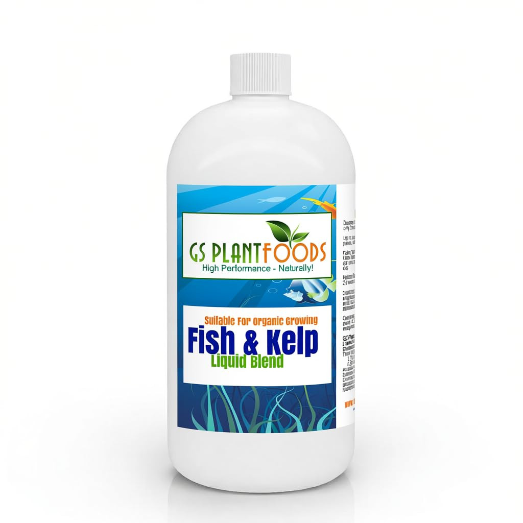 Liquid Fish & Kelp Fertilizer (1 Quart) – Organic Material Review Institute List