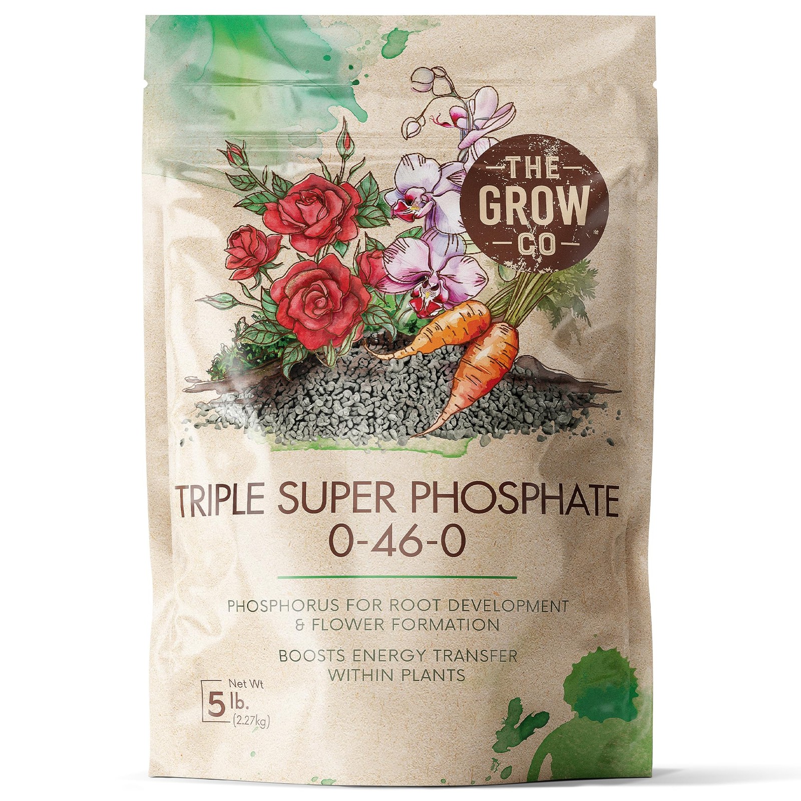Triple Super Phosphate 0-46-0 Fertilizer, high Phosphorus Fertilizer Stronger…