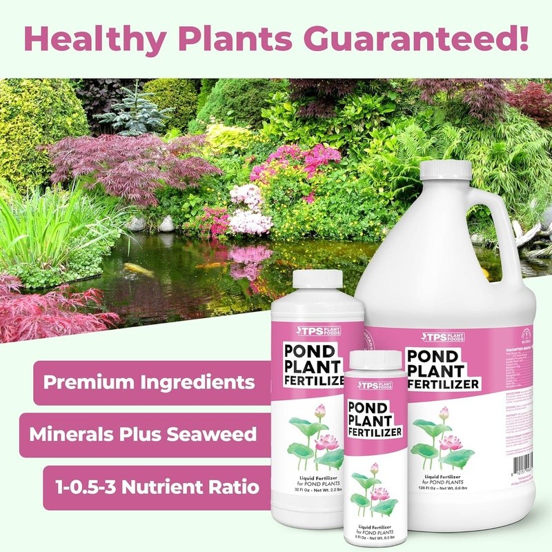 Aquatic Plant Nutrients Liquid Pond Growth Vibrant Foliage & Blooms 8 Oz New