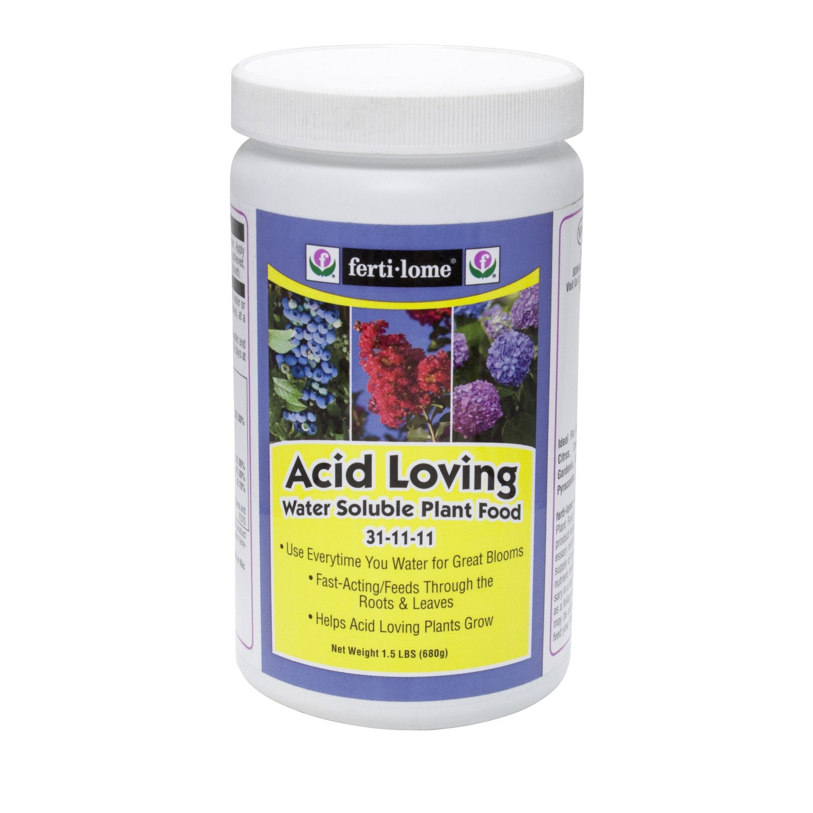 Ferti Lome Acid Loving Water Soluble Fertilizer 1.5 Lbs Plant Food 31 11 11