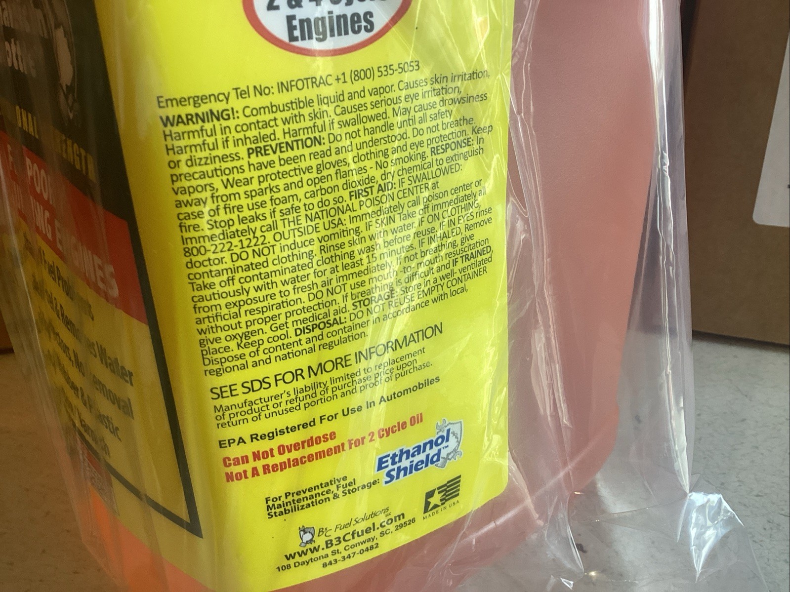 B3C 2 128 Fuel Solutions L2128-1 Mechanic In A Bottle 1 Gallon 2-128-1 2-4 Cycle
