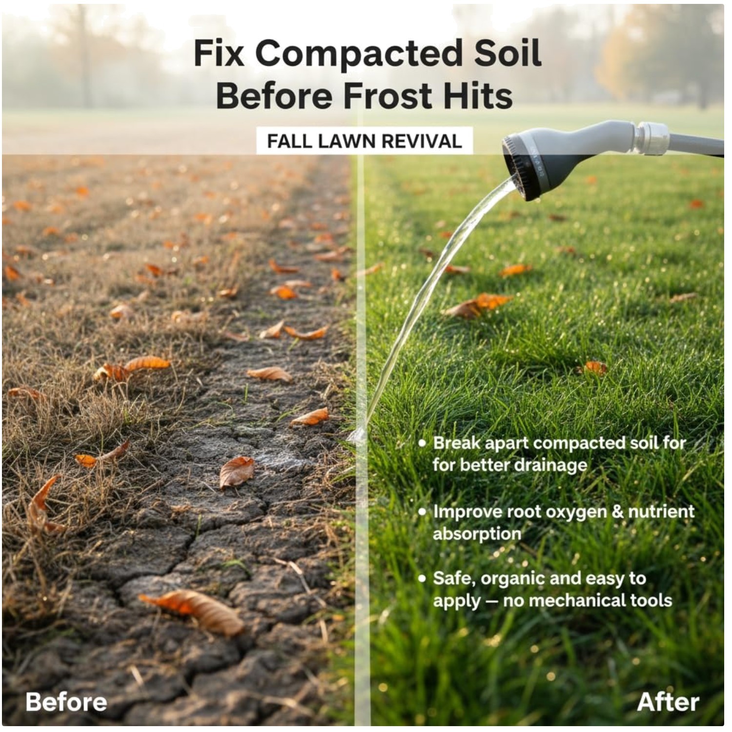 Liquid Soil Aerator for Healthy Lawns – Non-Mechanical$
