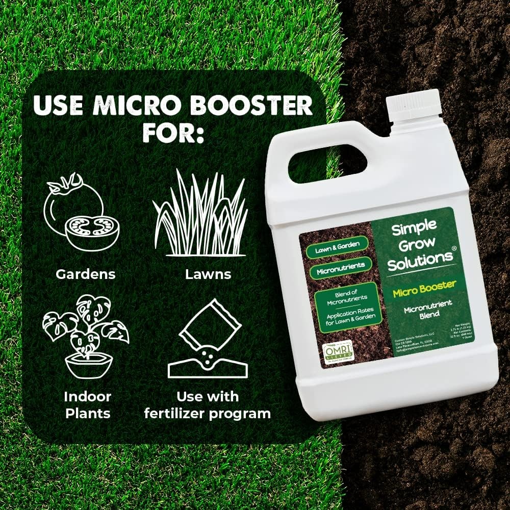 Organic Micronutrient Booster- Complete Plant & Turf Nutrients- Simple Grow