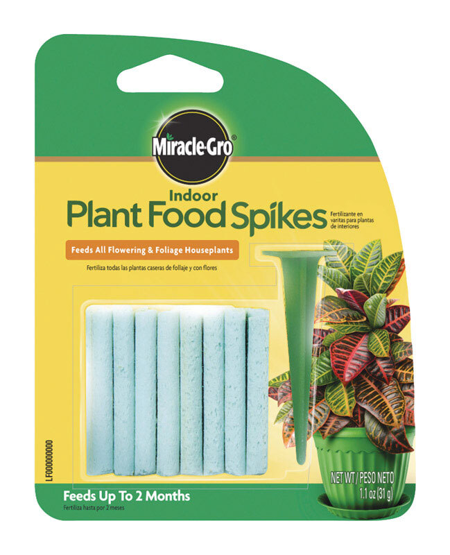 Miracle-Gro 1002521 Indoor Plant Food Spikes to Promotes Flowering 1.1 oz.