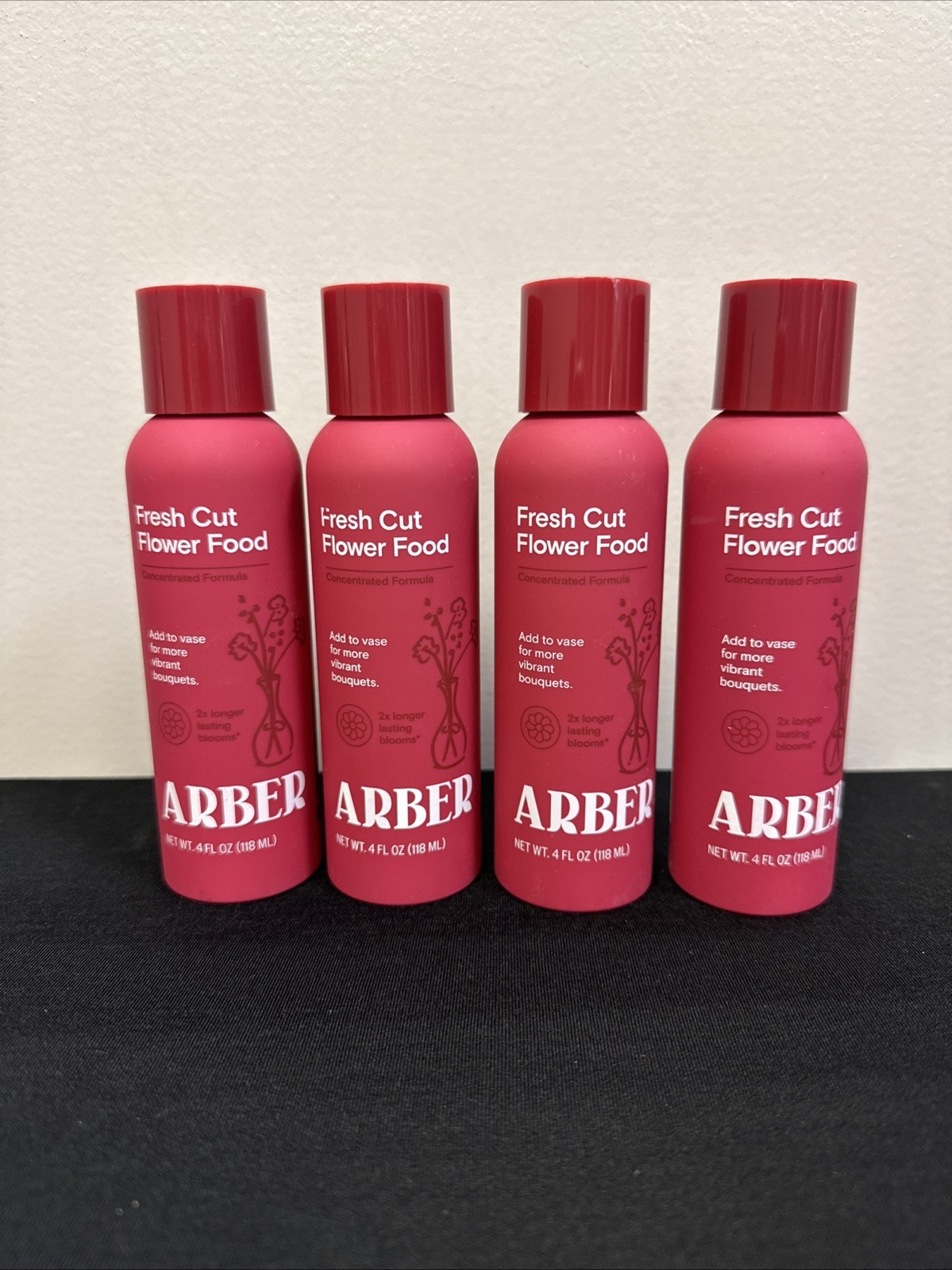 4X Arber Fresh Cut Flower Food Liquid Flower Concentrate – 4fl oz