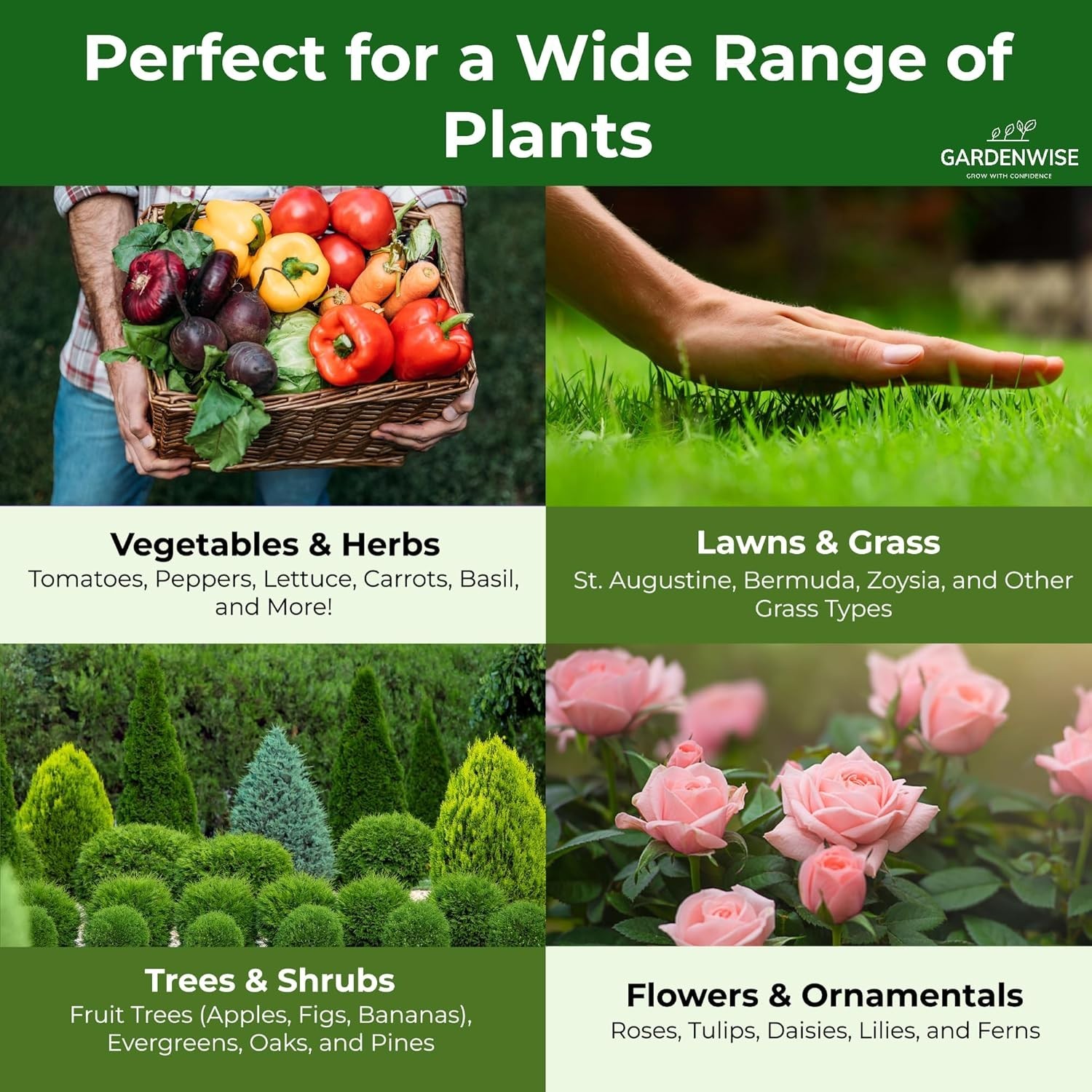 10-10-10 Plant Fertilizer Slow Release – 10 10 10 All Purpose Granular Garden…