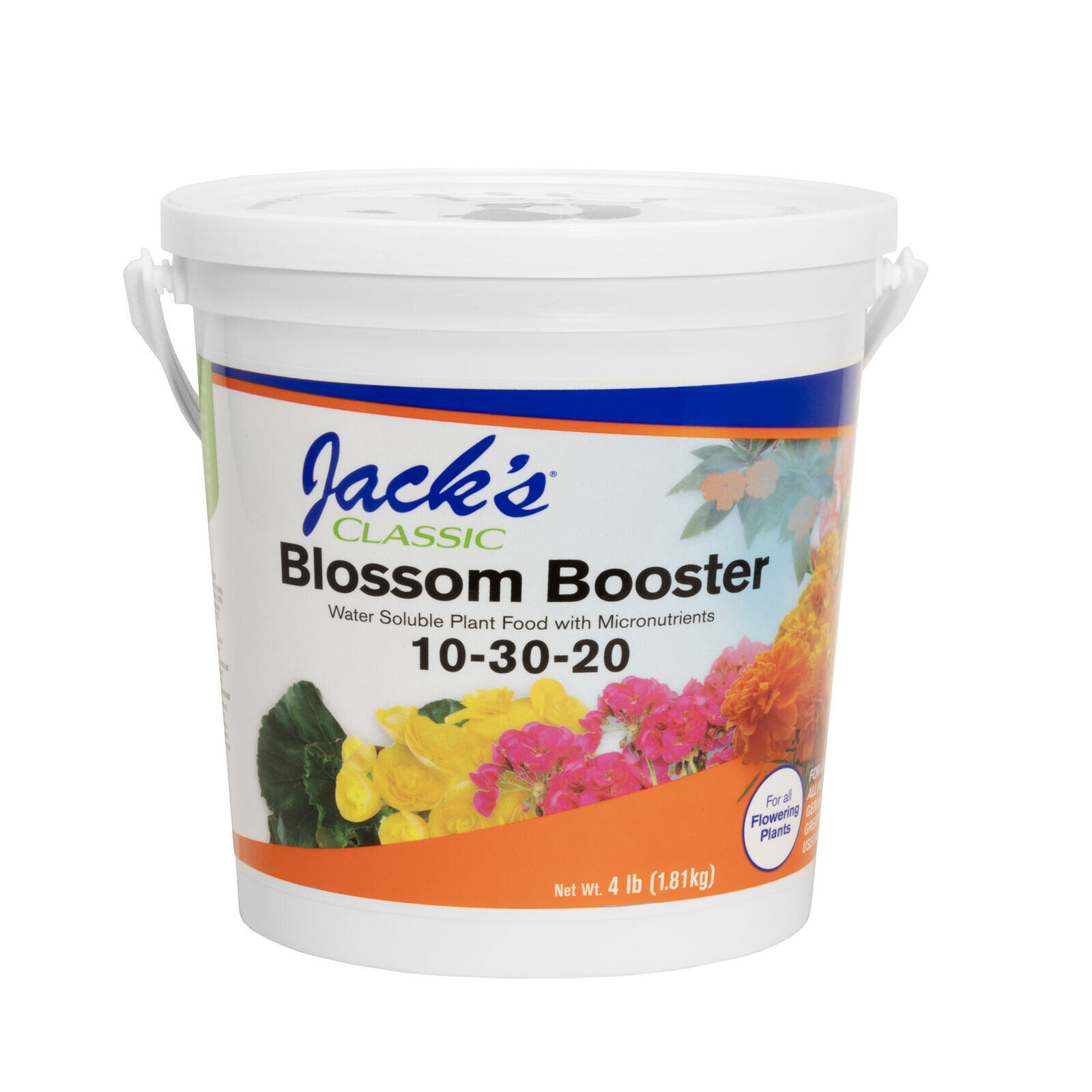 Jack’s Classic 10-30-20 Blossom Booster Water-Soluble Fertilizer 4lbs