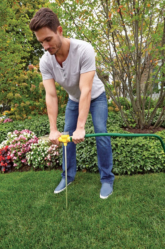 Ross 12044 Yellow Metal and Plastic Heavy Duty Easy Gardener Root Feeder