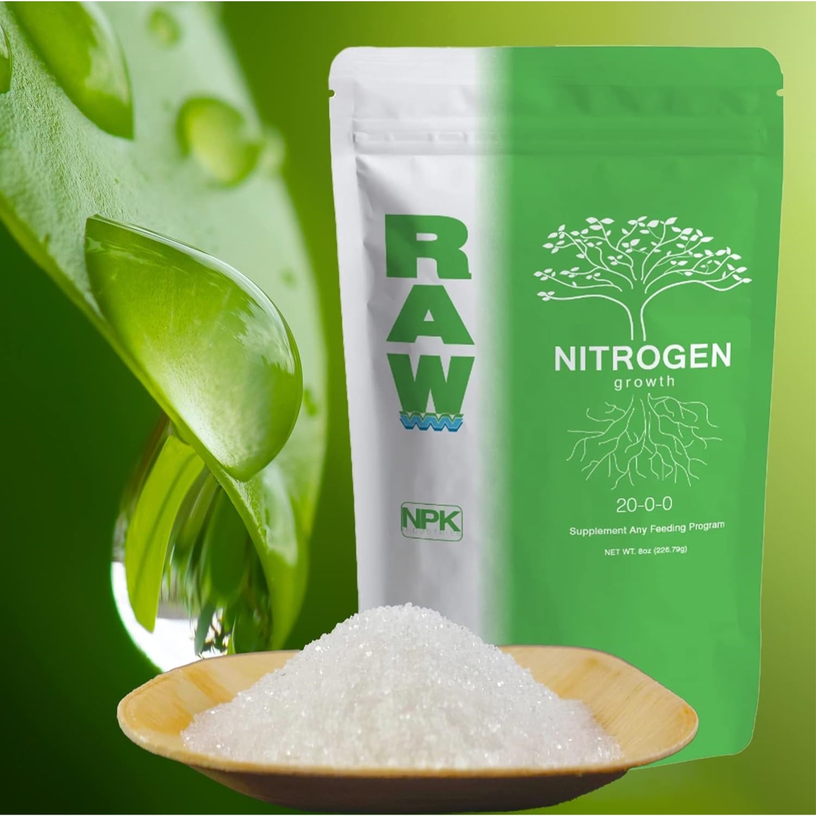 RAW Nitrogen Growth Water-Soluble Fertilizer, 8oz