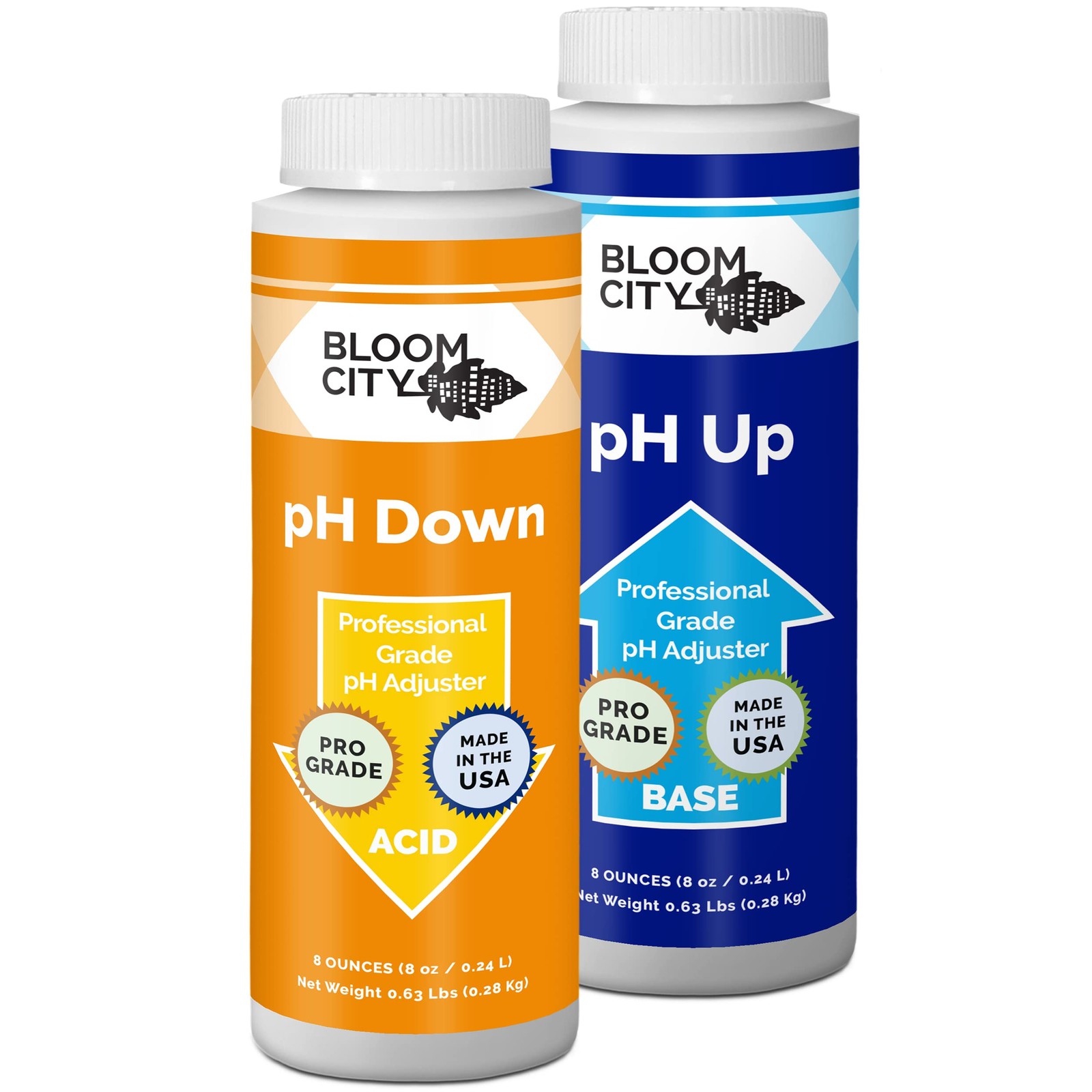 pH Control Kit for Nutrient Uptake Two 1/2 Pint Bottles 16 oz Total