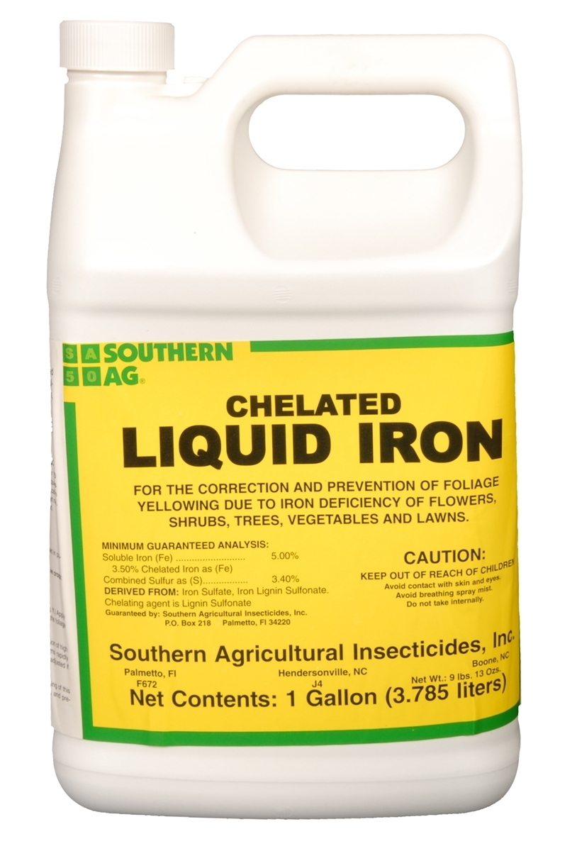 Chelated Liquid Iron Fertilizer – 1 Gallon