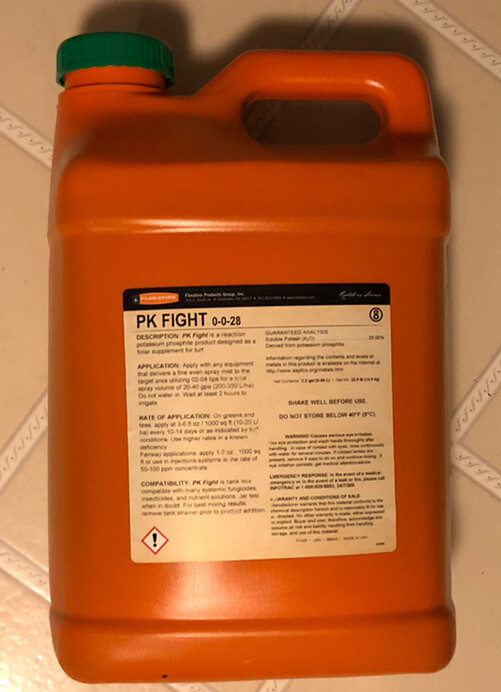 5 gallons Floratine 0-0-28 Foliar Phosphite Turf Fertilizer 2-2.5 gal. jugs