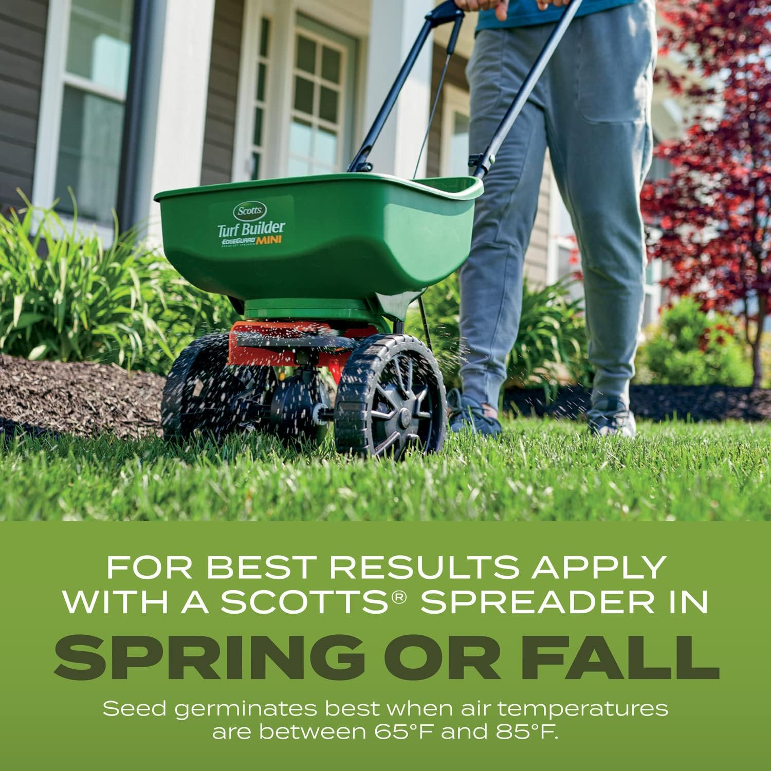Scotts Turf Builder Grass Seed Tall Fescue Mix, 16 Lbs. | Durable to Resist Hars