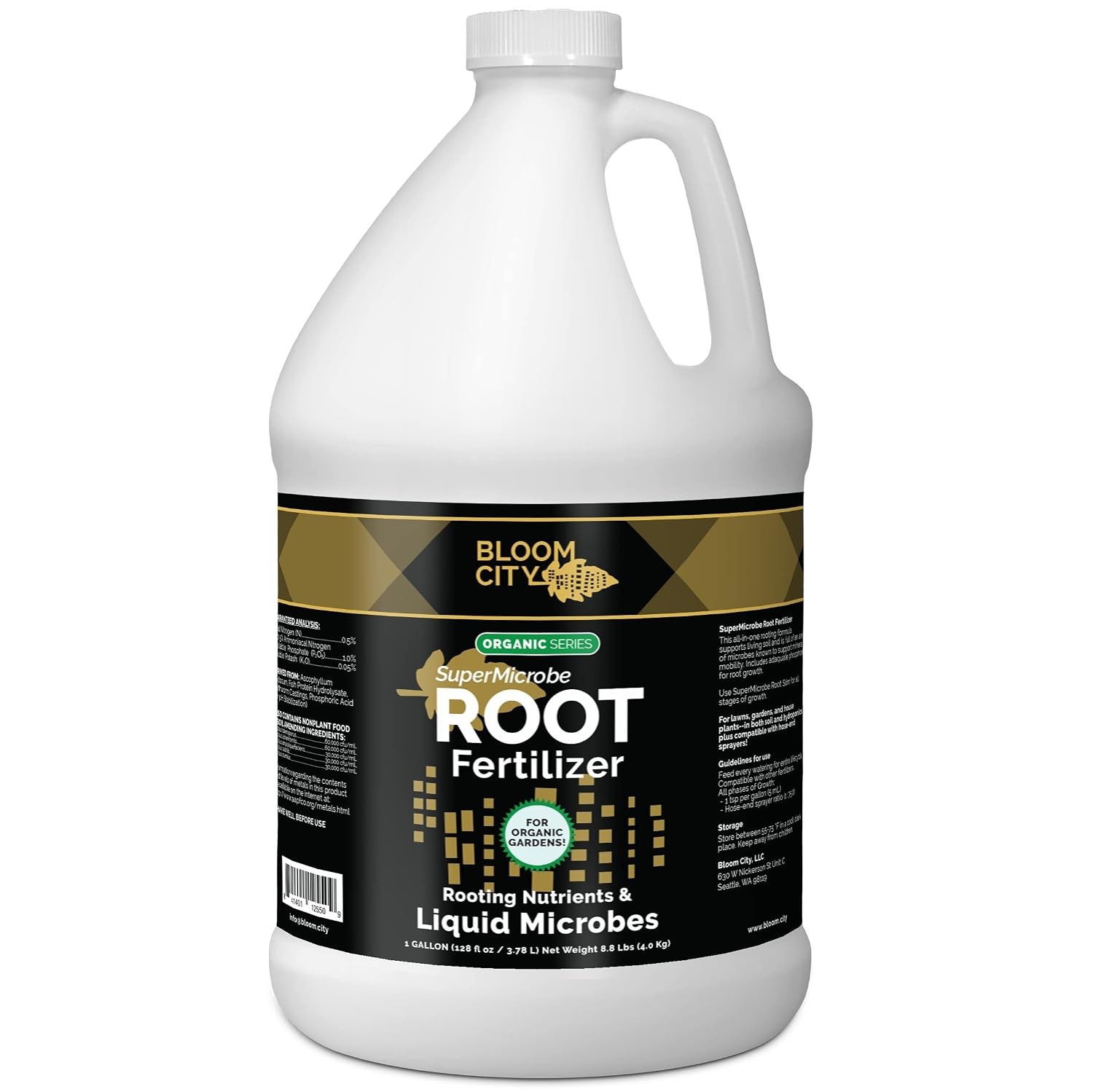Organic Root Stimulant Salmon and Kelp Formula Rich with Microbes Mycorrhizae by