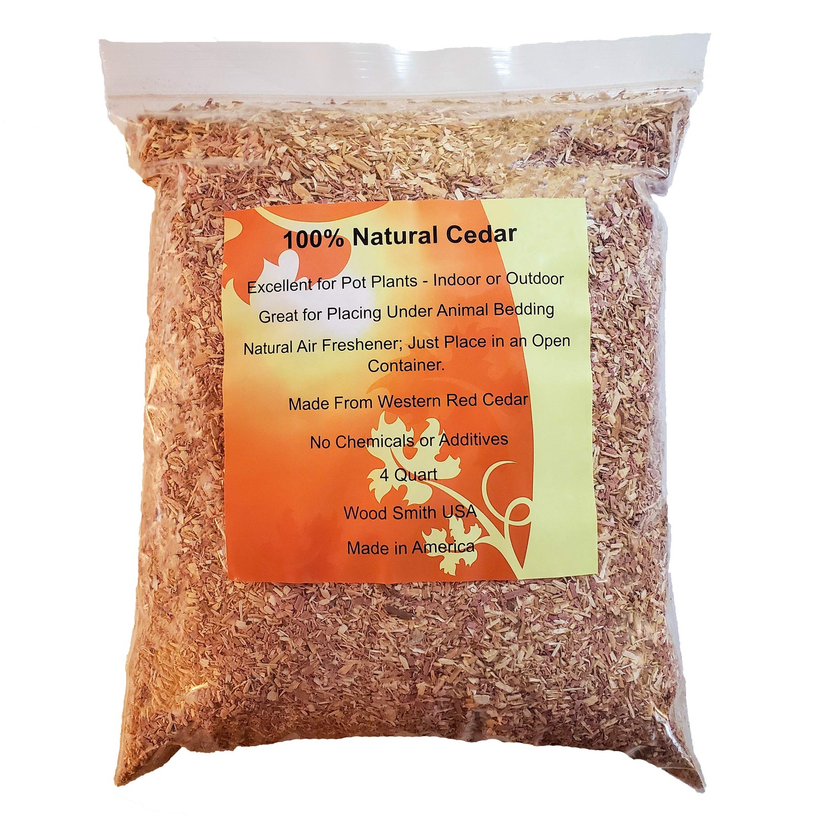 100% Natural Cedar Chips | Mulch | Great for Outdoors or Indoor Potted Plants…