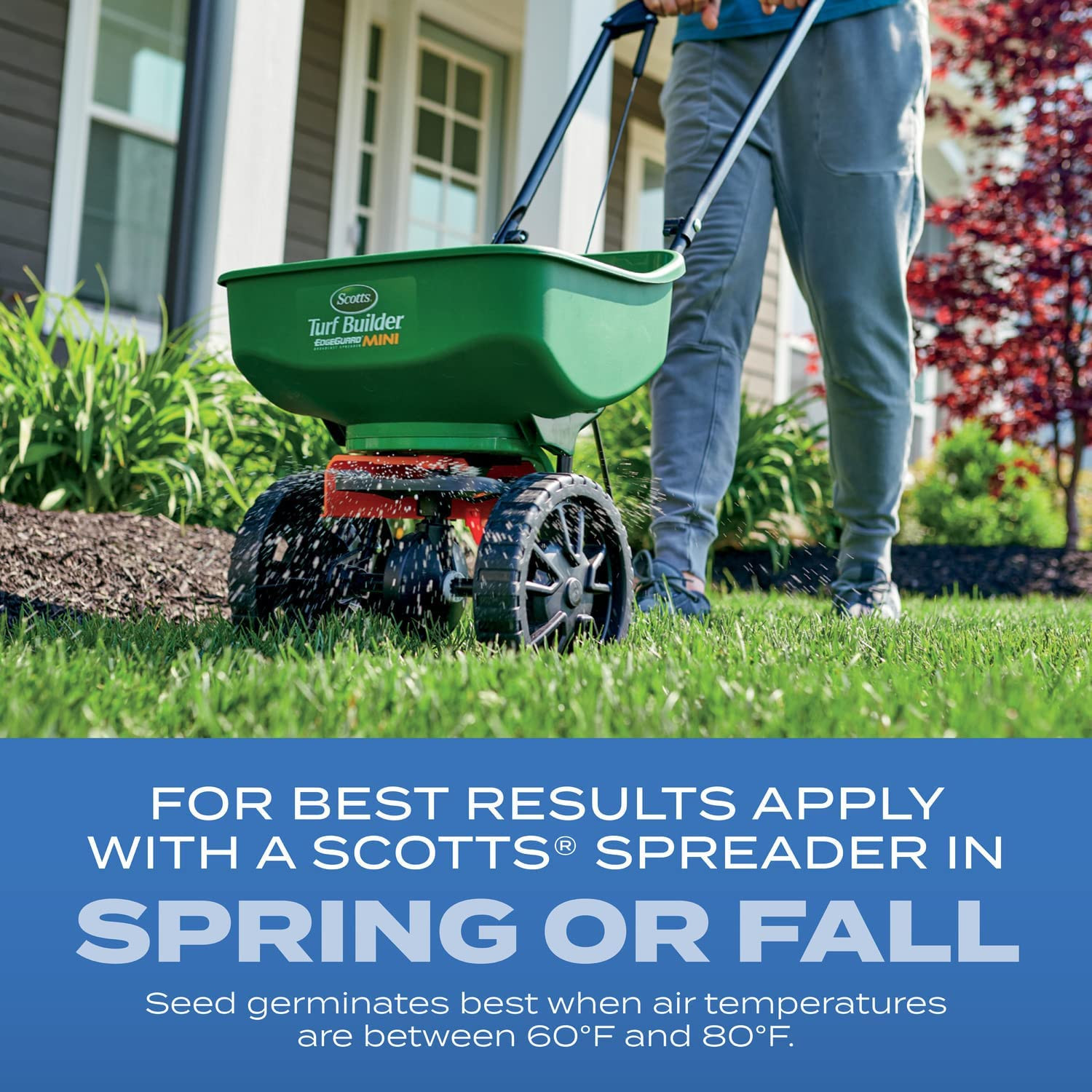 Scotts Turf Builder Grass Seed Sun & Shade Mix with Fertilizer and Soil Improver