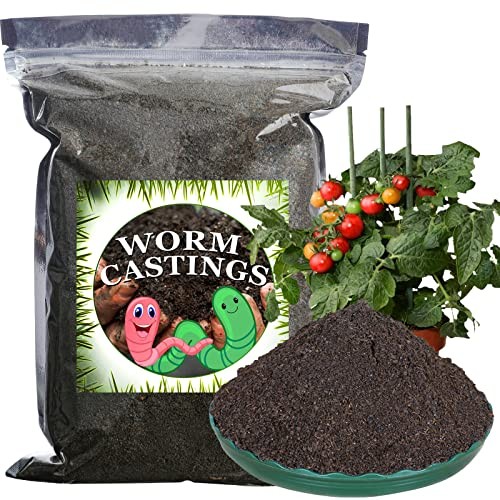 Doter Organic Worm Castings Fertilizer for Gardening, Tomato, Strawberry