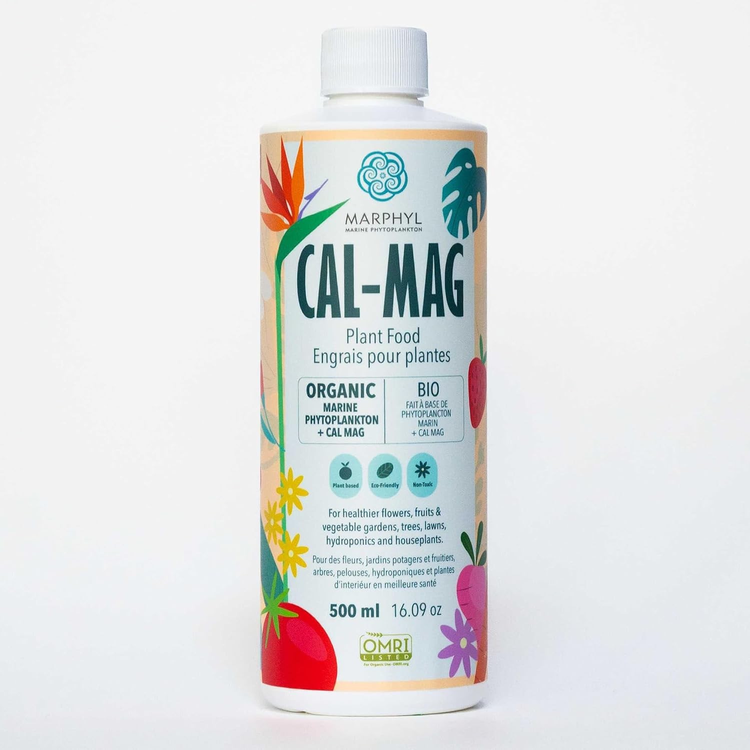 MARPHYL Organic Cal-Mag Liquid Fertilizer – Calcium & Magnesium Supplement to Co