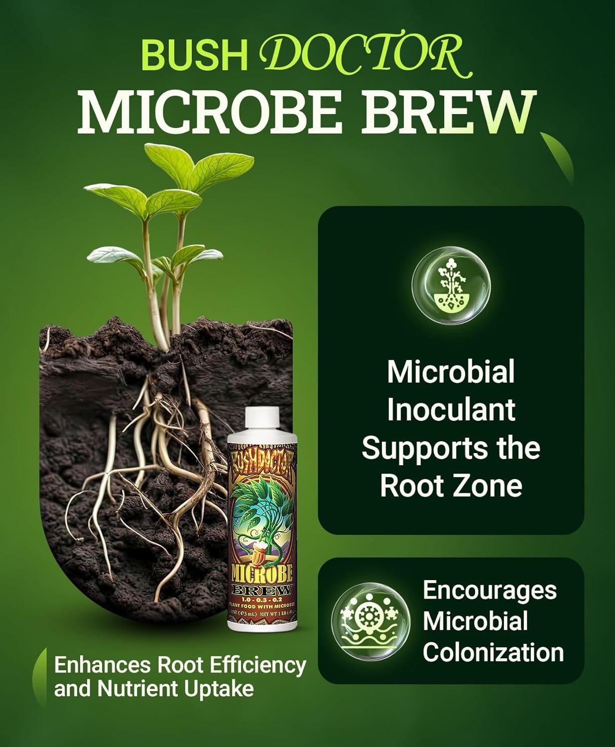 Organic Plant Nutrition – Liquid Microbial Inoculant
