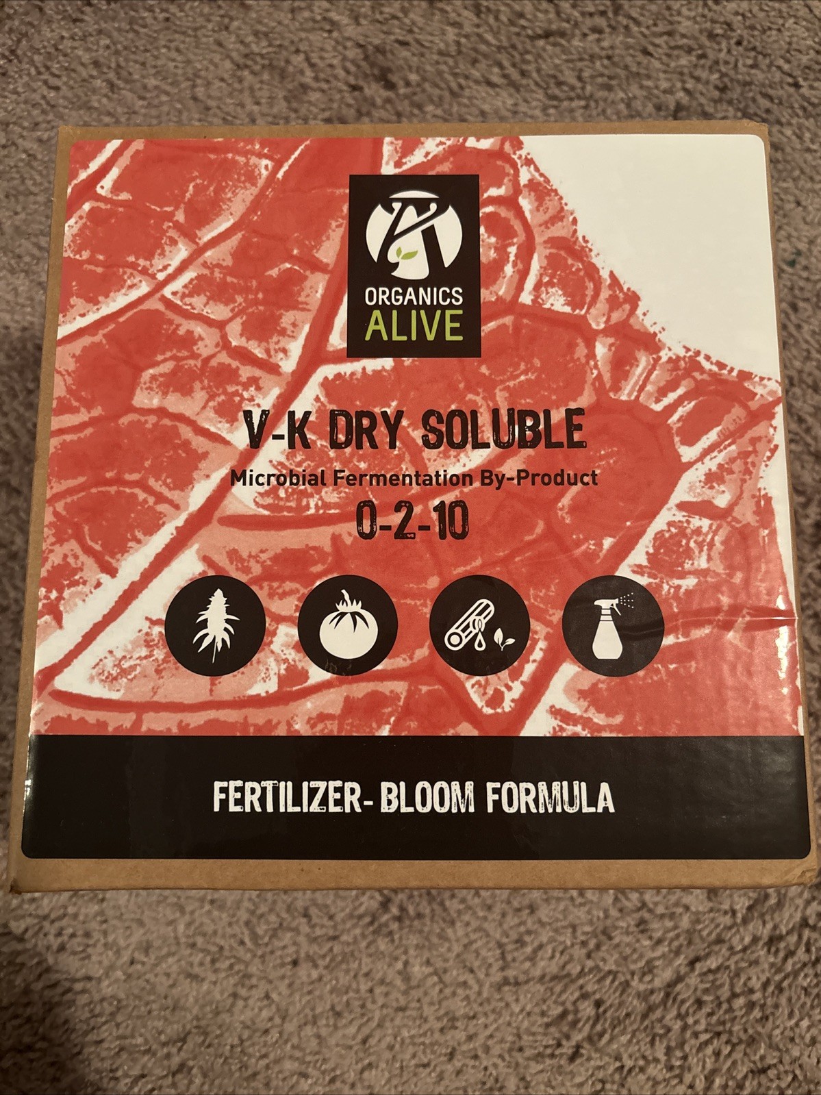 Organics Alive V-K Dry Soluble Bloom 0-2-10, 5 lbs
