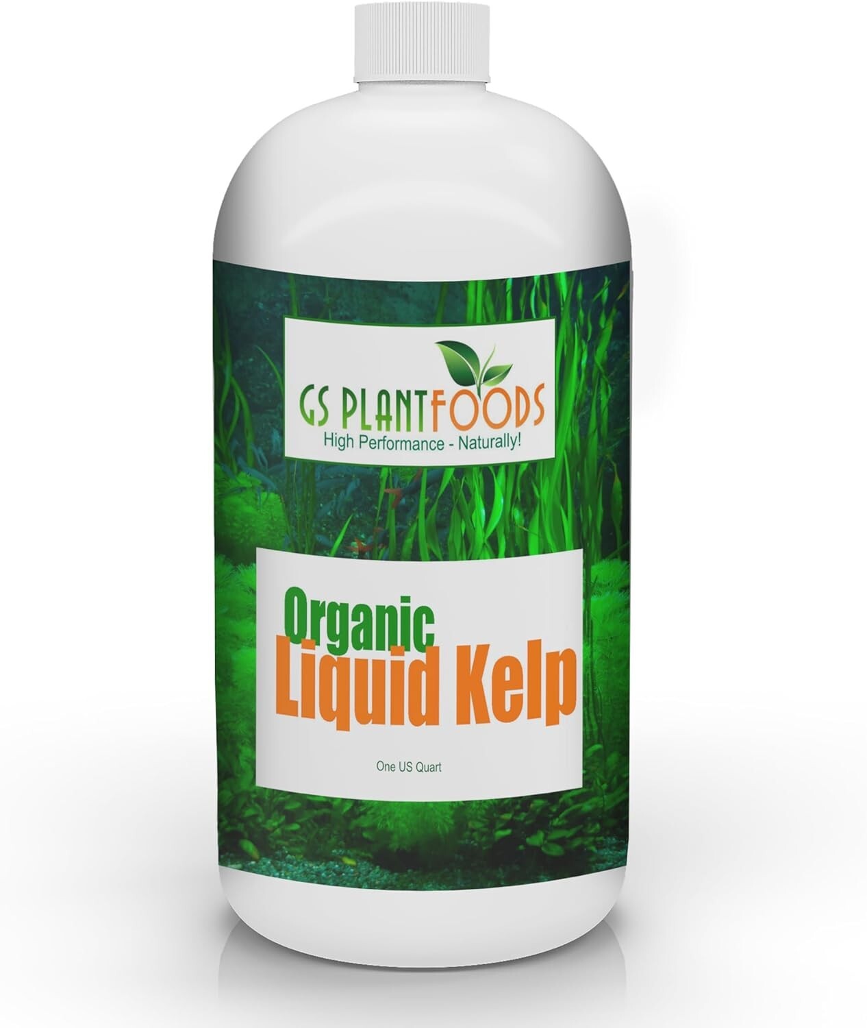 Organic Kelp Fertilizer Liquid 1 Quart OMRI Certified Plant Growth Soil Health