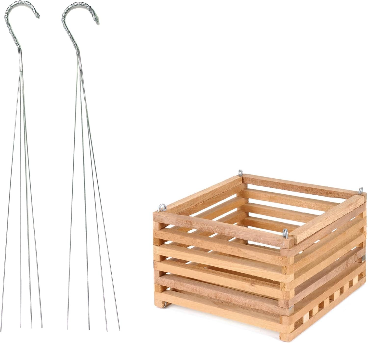 52720 Better GRO Square Cedar Basket 8″