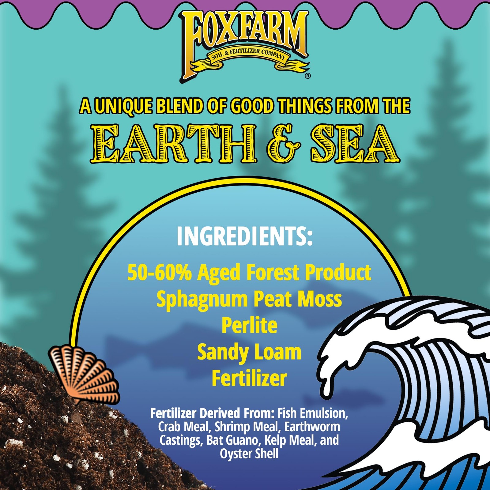 Fox Farm FX14000 1.5 Ocean Forest Garden Potting Soil 6.3-6.8 pH