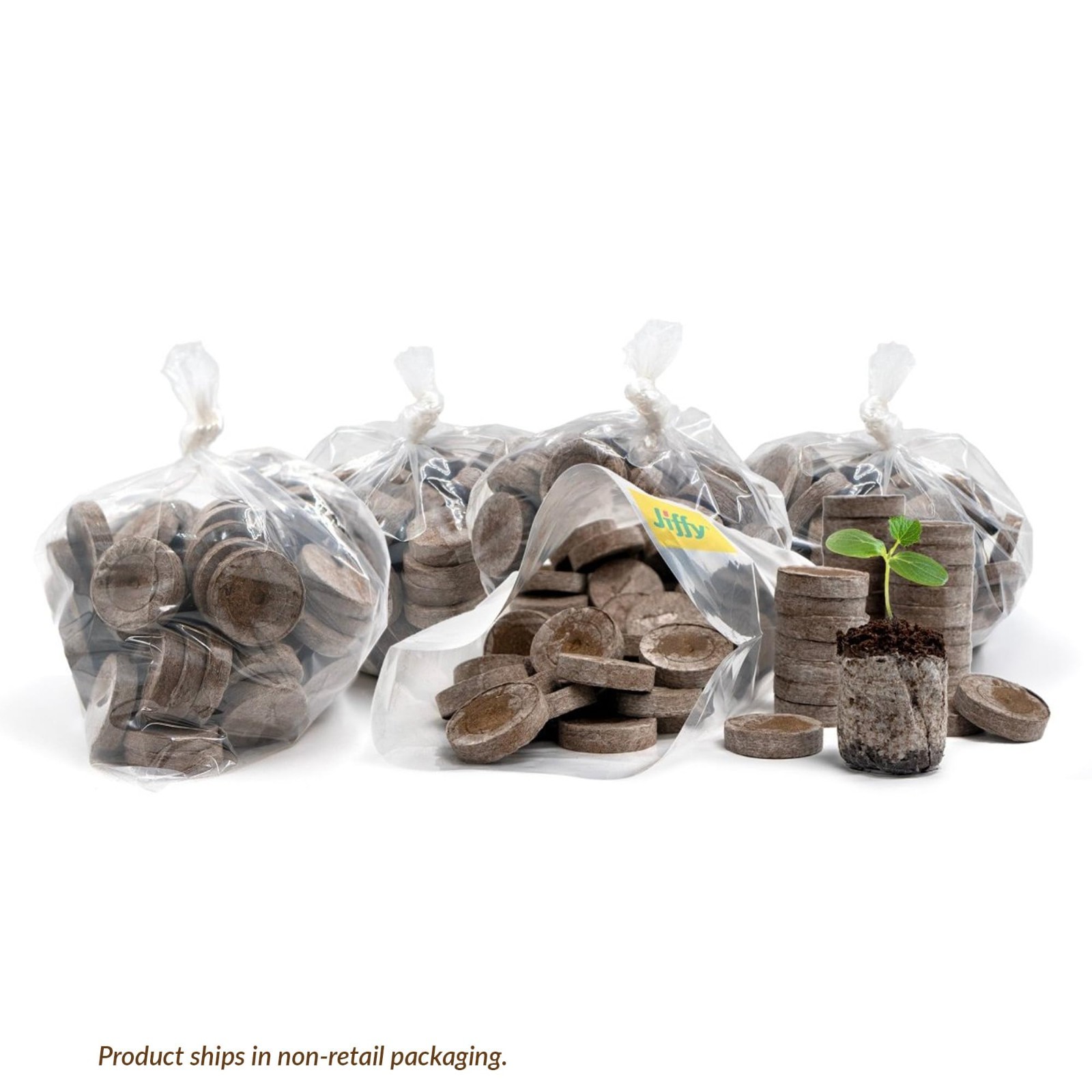 Peat Soil Pellets Seed Starter Plugs for Indoor Seedlings – 500 Count Planting P