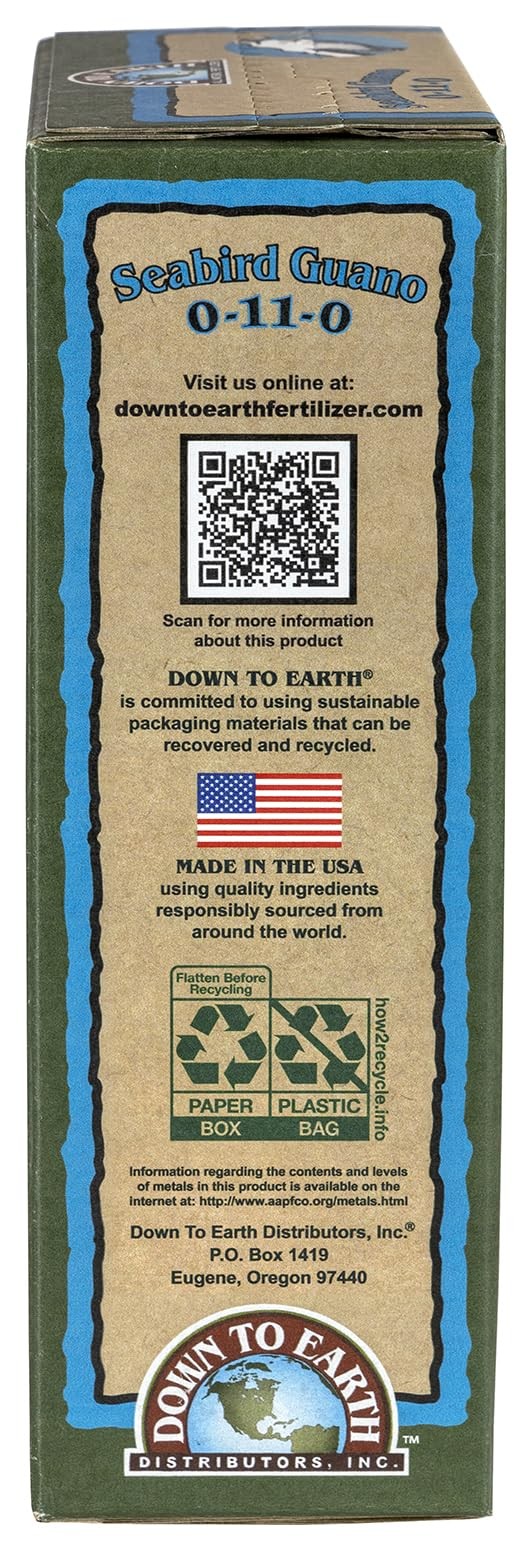 Down to Earth Organic Island Phosphate Fertilizer 0-11-0, 5lb