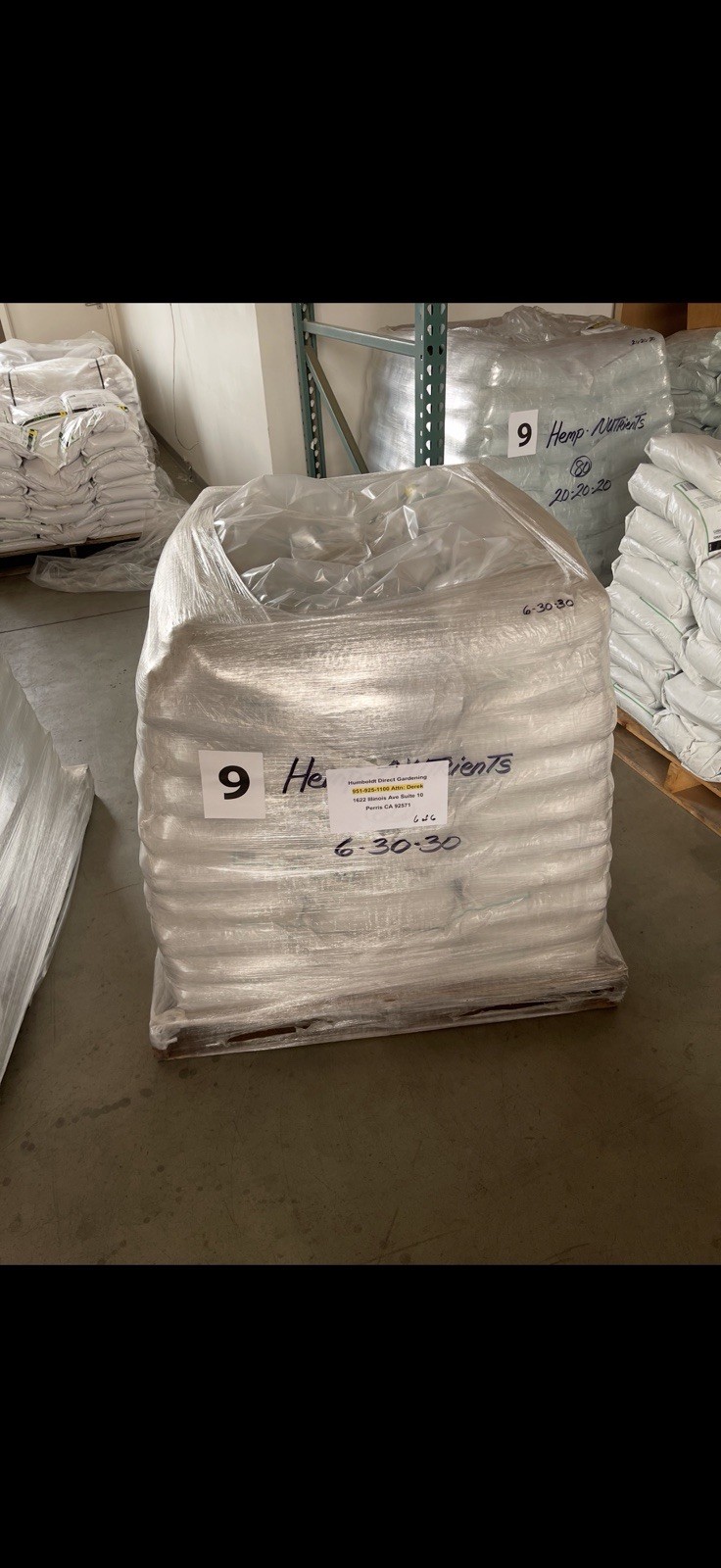 Bulk 6-30-30 Fertilizer Pallet – High Phosphorus & Potassium Blend