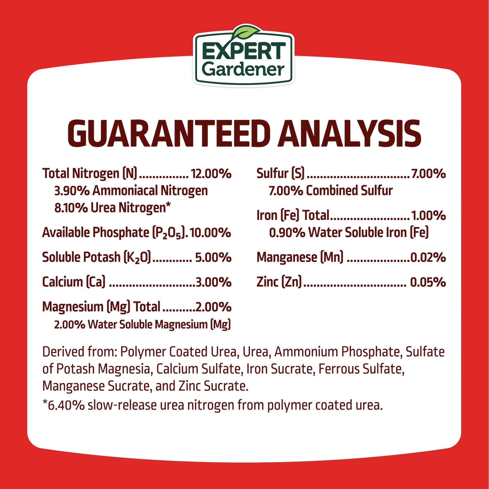 Expert Gardener Tomato & Vegetable Plant Fertilizer, 12-10-5 Fertilizer, 4 lb.