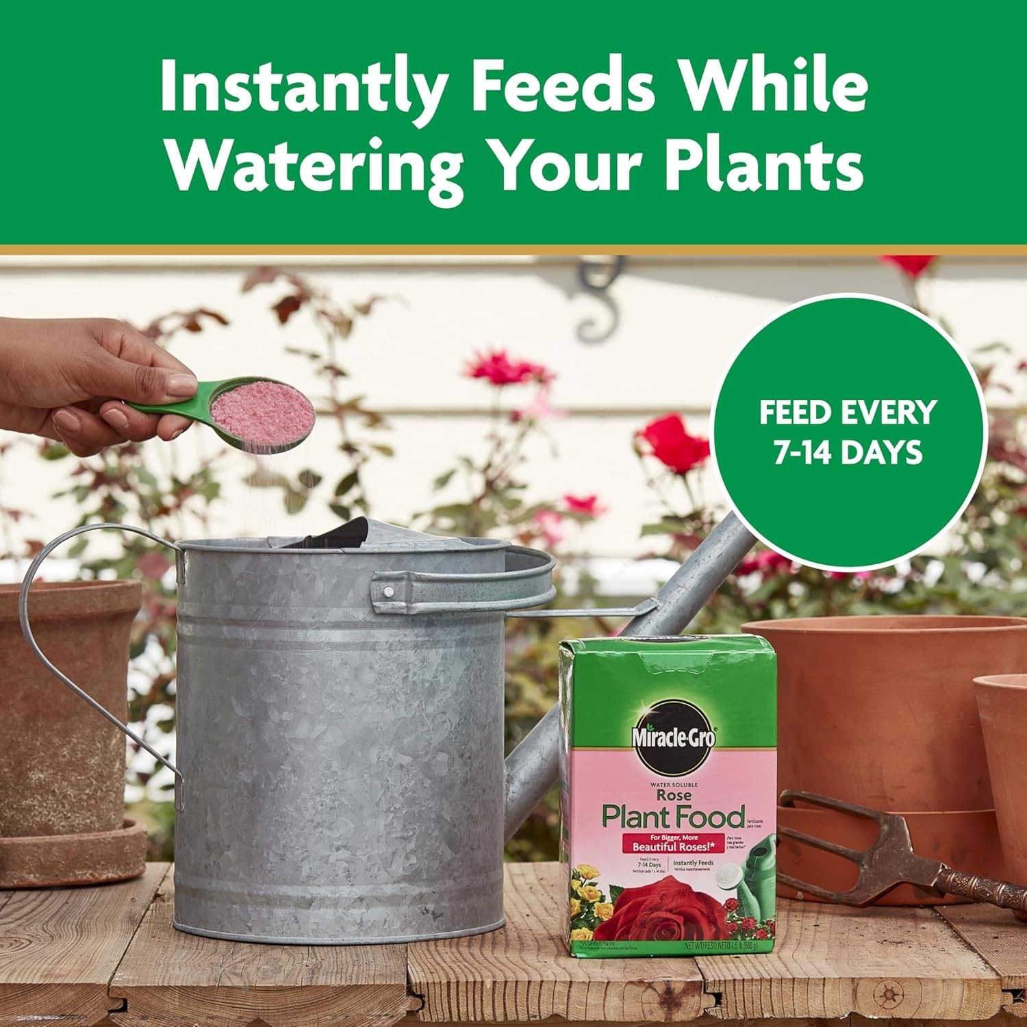 Instant Action 1.5 lb Water Soluble Rose Food – Safe for Indoor & Outdoor Use