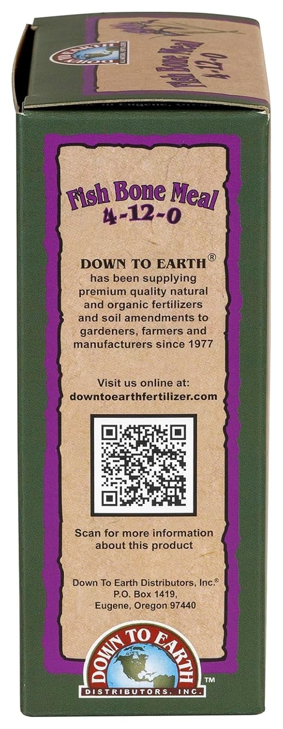 Organic Fish Bone Meal 4-12-0 – High Phosphorus Plant Food for Flowering Plants